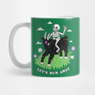 Let's Run Away Mug